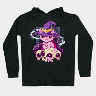 Skull Cat Kawaii Gothic Hoodie